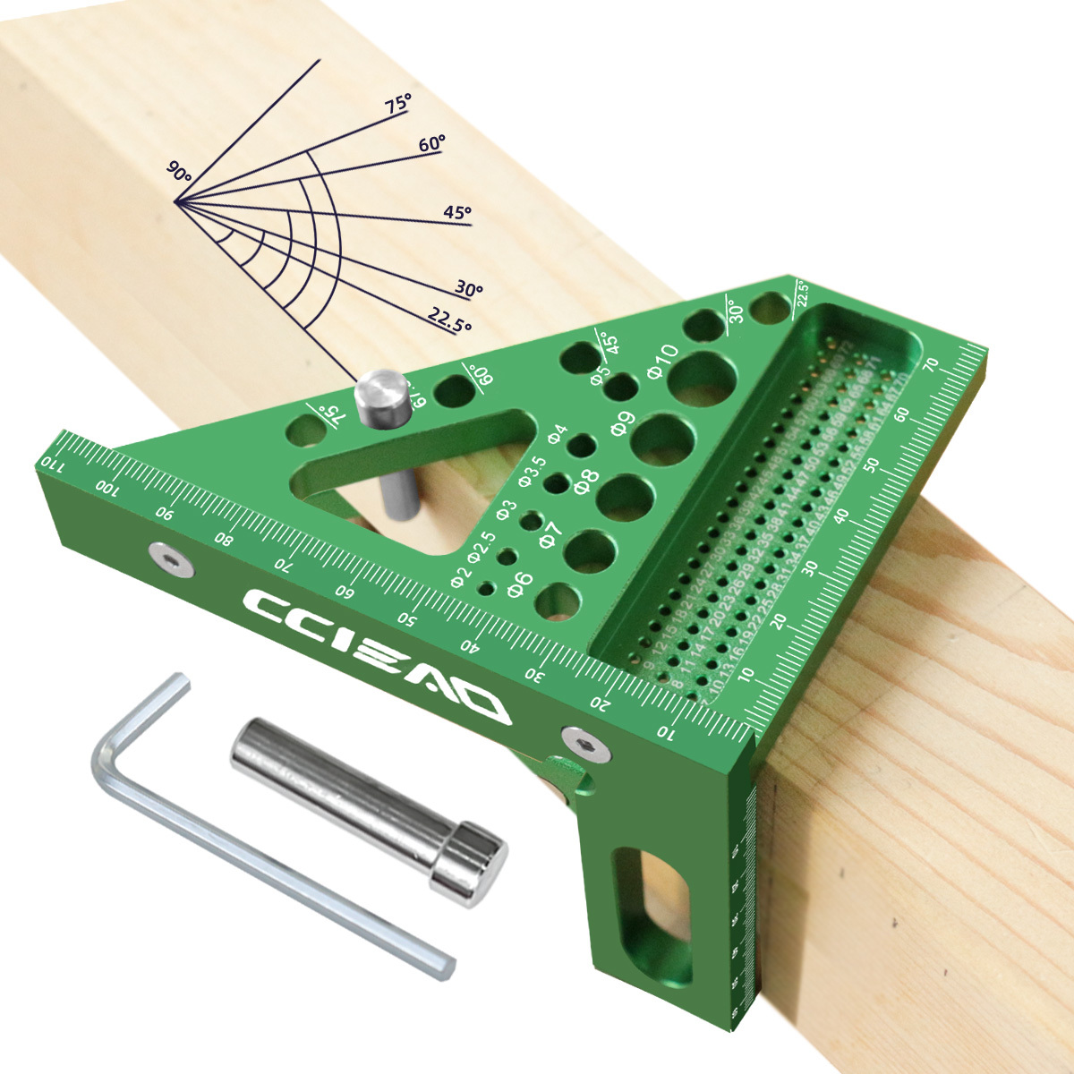 Woodworking Carpenter - Carpenter Square 3D Multi Angle Measuring