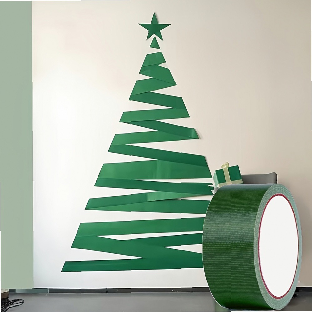 Woodworking Xmas Decorations - Christmas Decorative Tape for Holiday Party