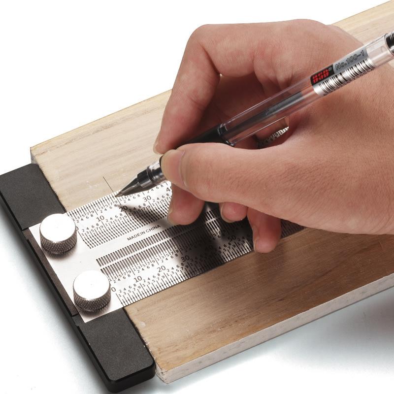 Woodworking Carpenter - High Precision T Type Hole Ruler