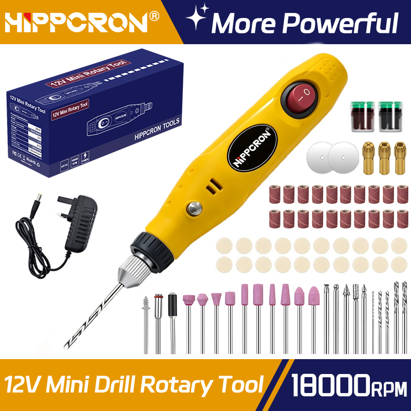 Woodworking Uk - Hippcron Mini Handheld Electric Drill Pen