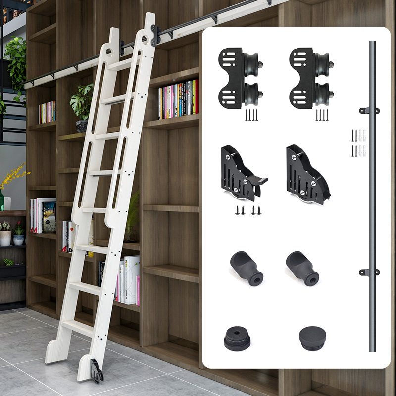 Woodworking Lofts - Rolling Library Ladder Hardware 19.8ft (600cm)
