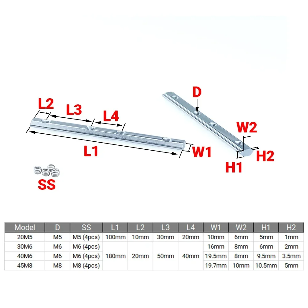 4Pcs V-Slot T-Slot Joiner 180  - Woodworking Joints review and price