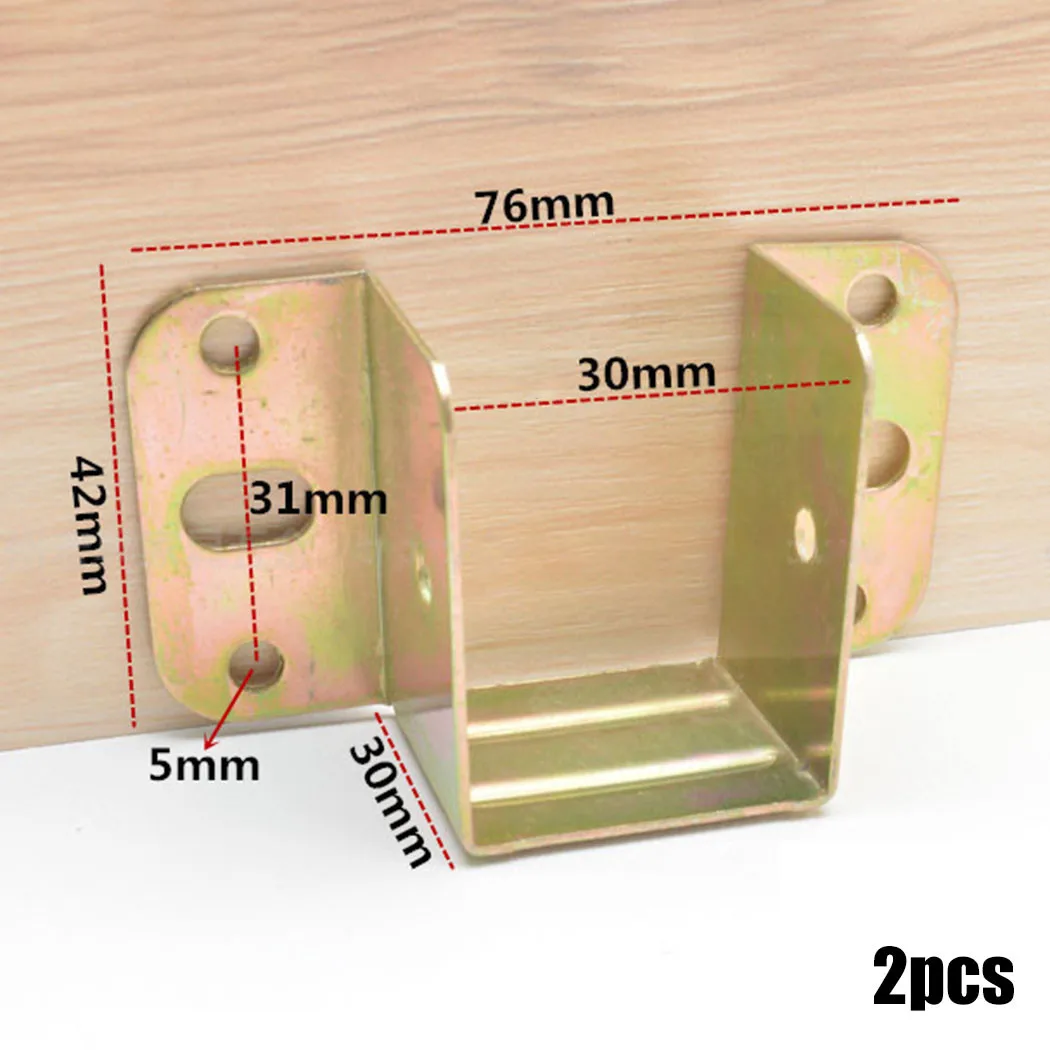 2pcs U Shaped Metal Bed Bracke - Woodworking Joint Types review and price