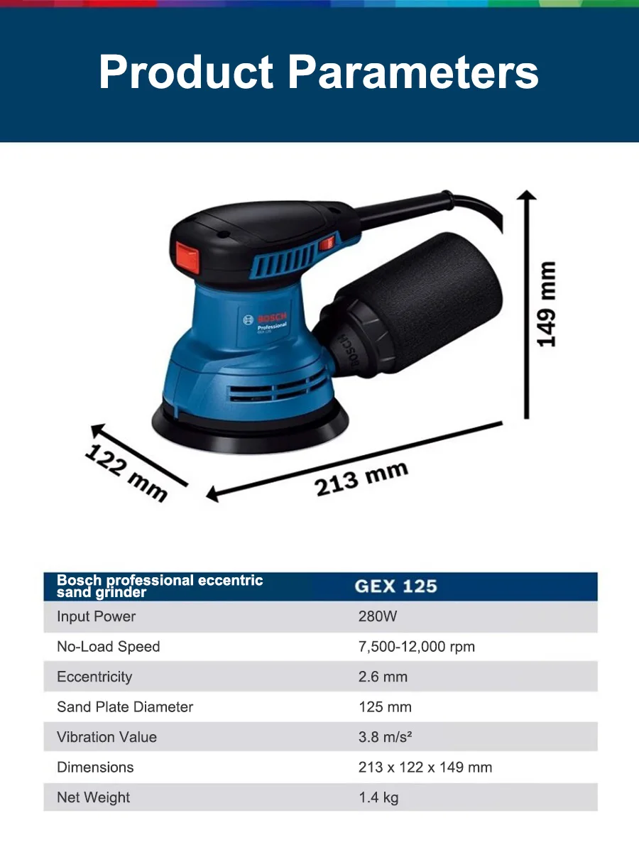 Bosch GEX125 280W Multifunctio - Woodworking Machine review and price