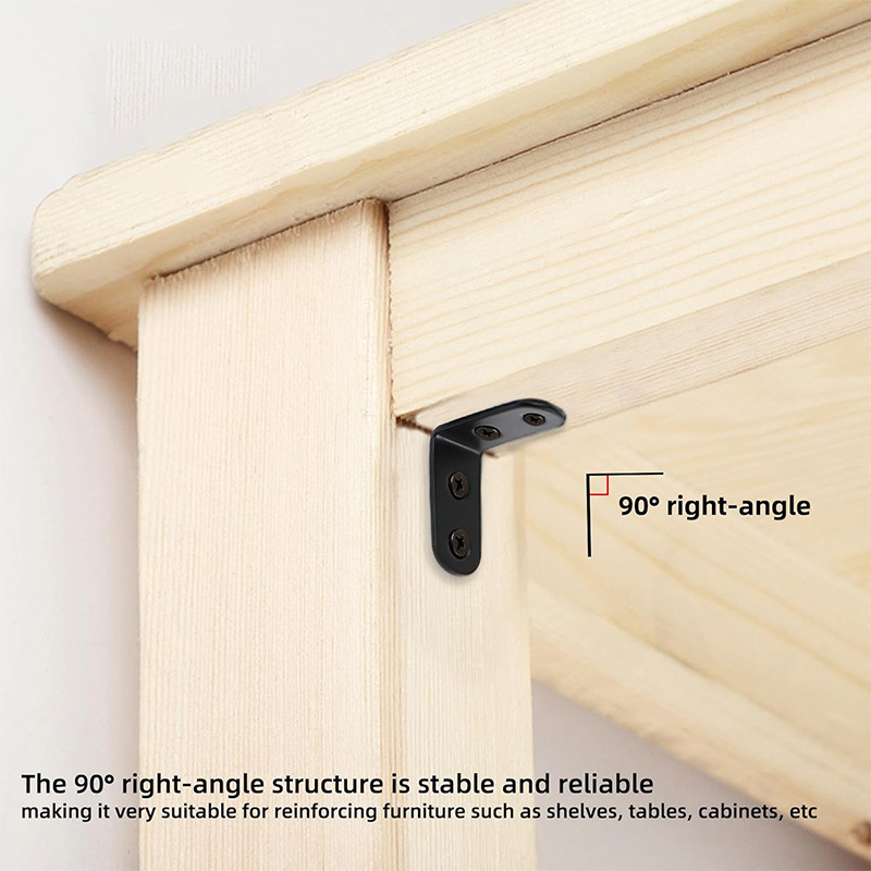 6-20 Pcs Black Corner Brace L  - Woodworking Joints review and price