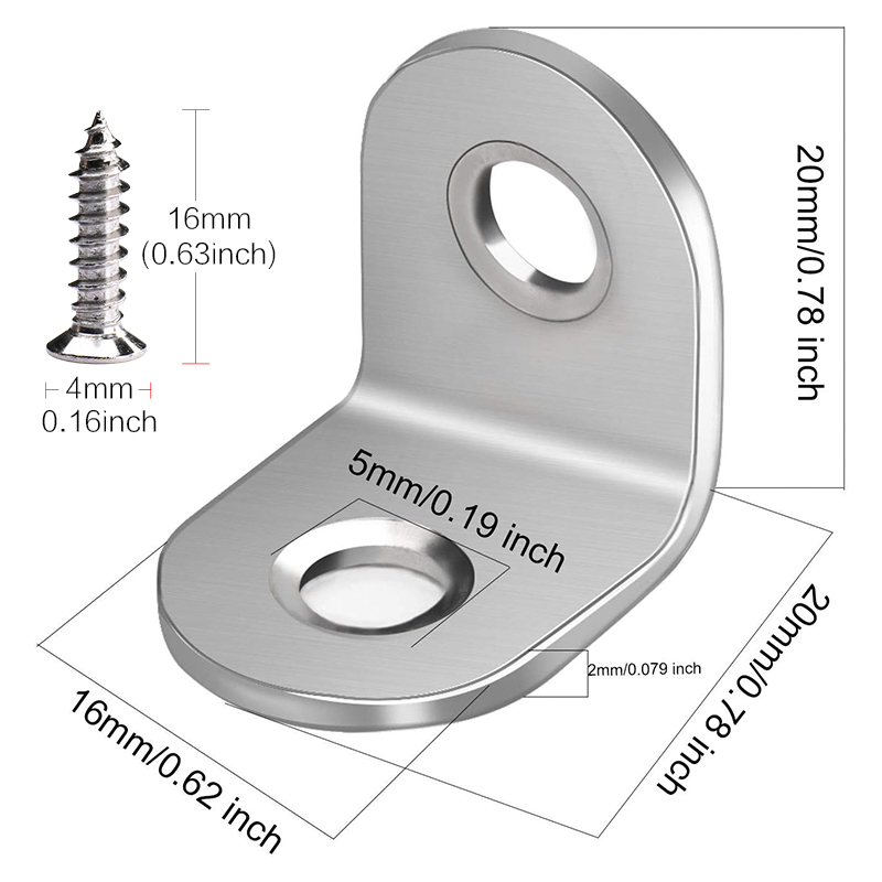 5-40 PCS 20 x 20 mm Stainless  - Woodworking X Brace review and price