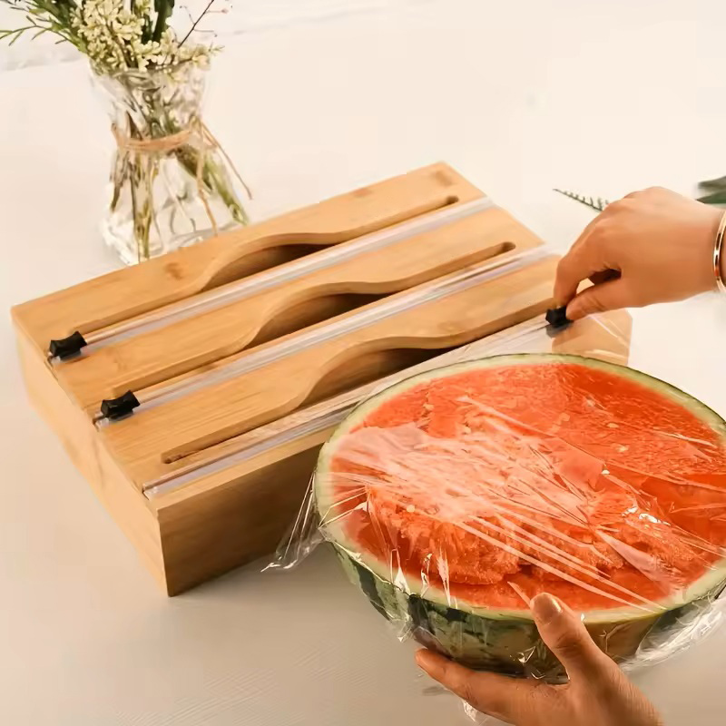 3 In 1 Bamboo Foil Cling Film  - Woodworking Box review and price