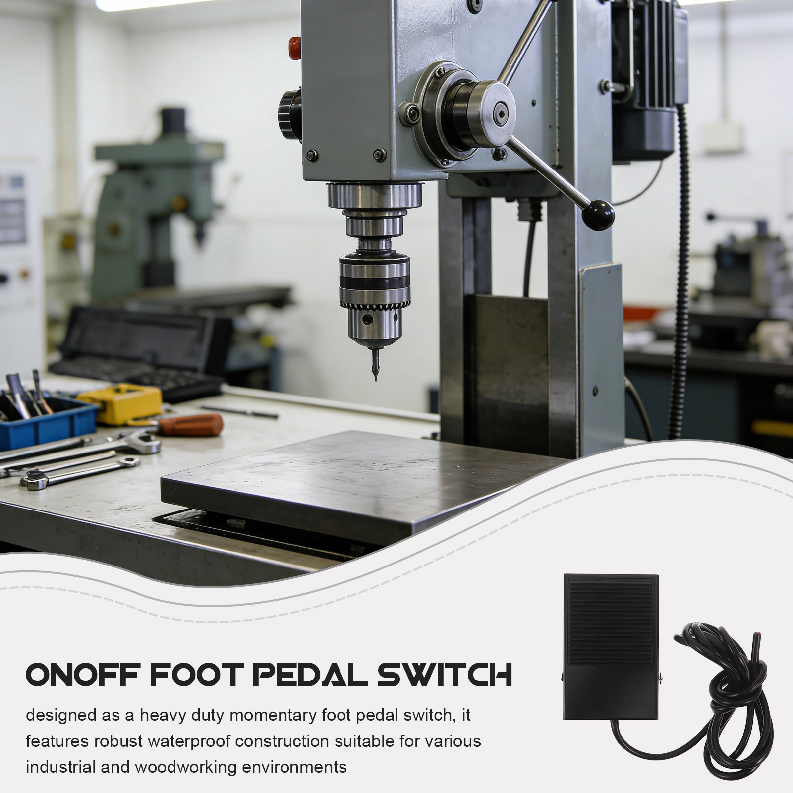 Momentary Foot Pedal Switch fo - Woodworking Machine review and price