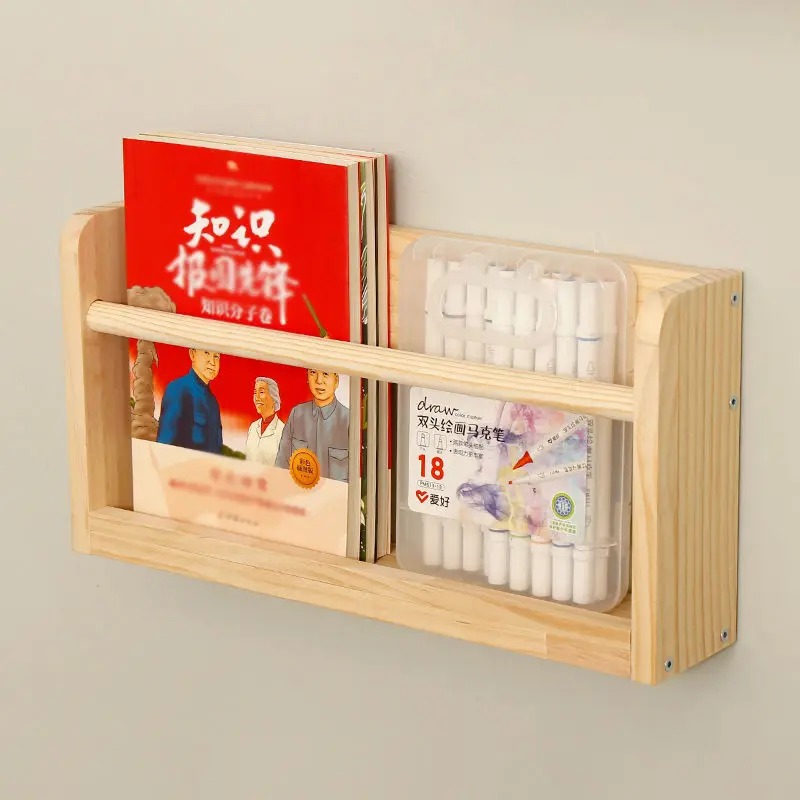 Solid Wood Wall Mounted Magazi - Woodworking Magazine review and price