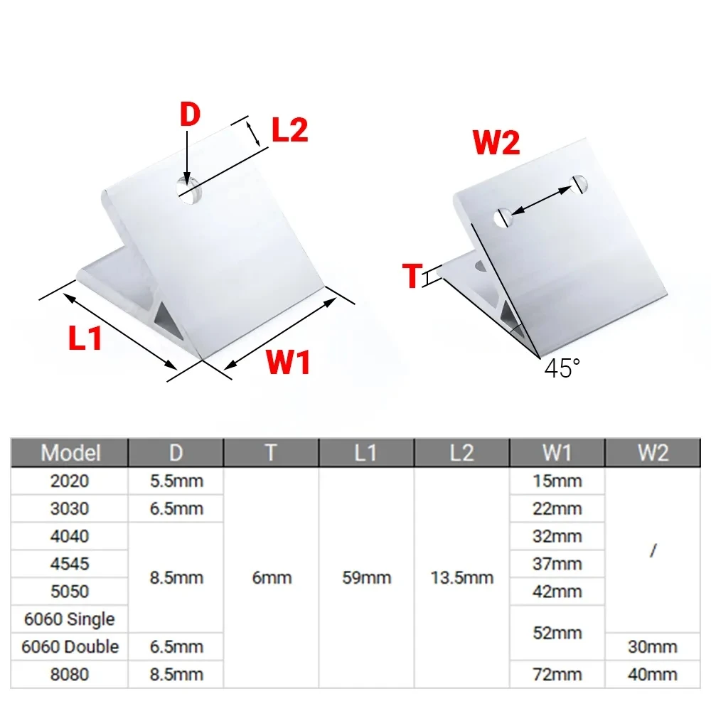 4Pcs 45 Degree Angle Corner Br - Woodworking Joints review and price