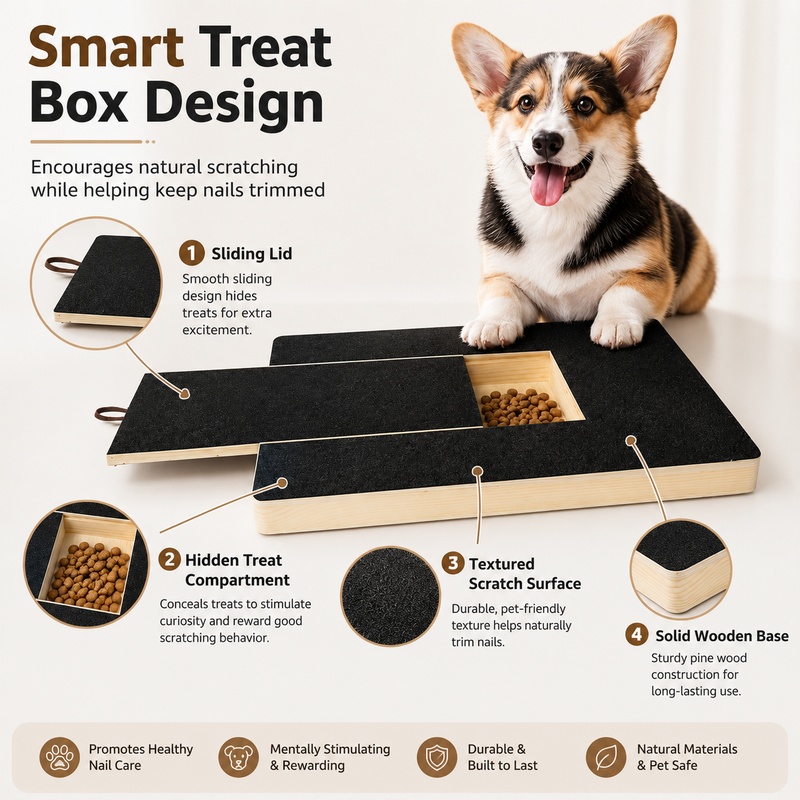 Wooden Dog Nail Scratch Board  - Woodworking Magazine review and price