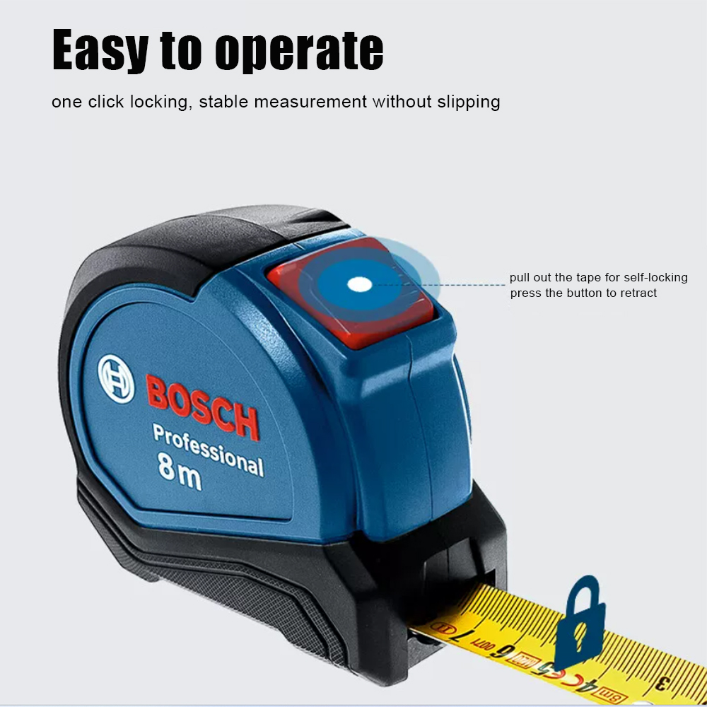 Bosch 8M Magnetic Steel Tape M - Woodworking Definition review and price