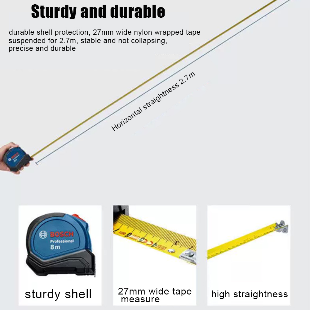 Bosch 8M Magnetic Steel Tape M - Woodworking Definition review and price