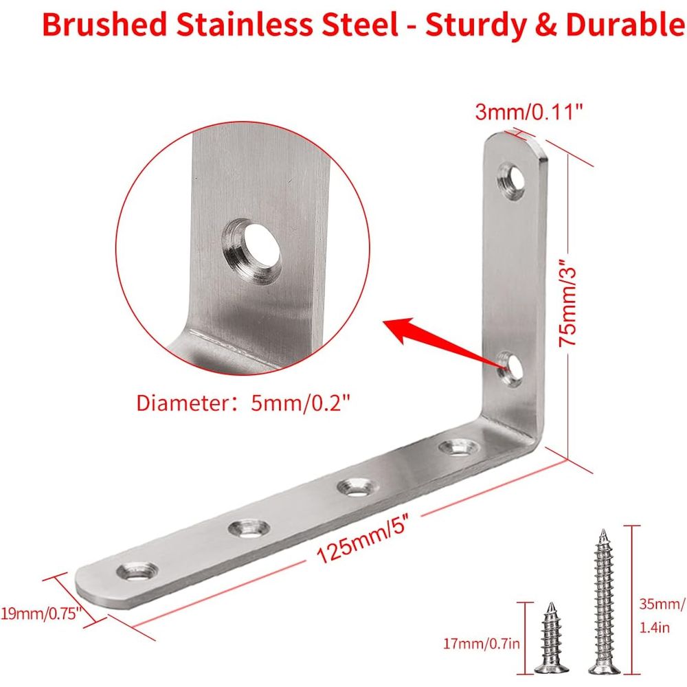 5 x 3 Heavy-Duty Stainless Ste - Woodworking X Brace review and price