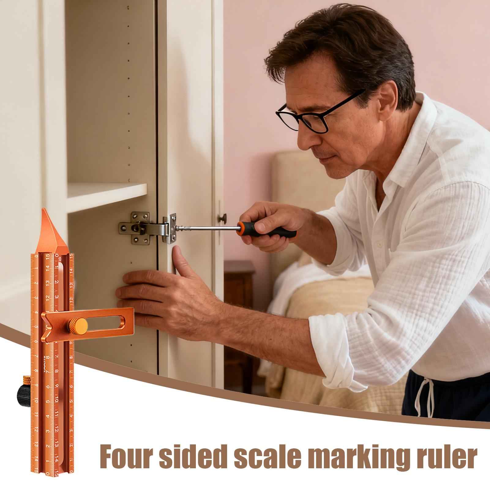 Wood Marking Tool 4-Sided Magn - Woodworking Carpenter review and price