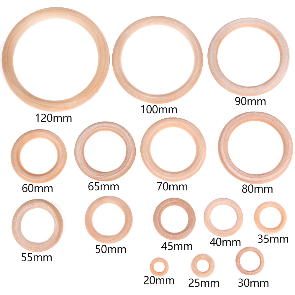 Blank Wood Hoops Round Wooden  - Woodworking Xmas Decorations review and price