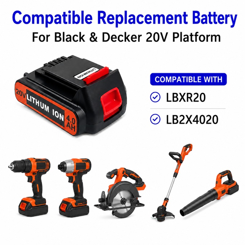 20V 6.0Ah Battery For Black&De - Black+Decker Tool Cordless review and price