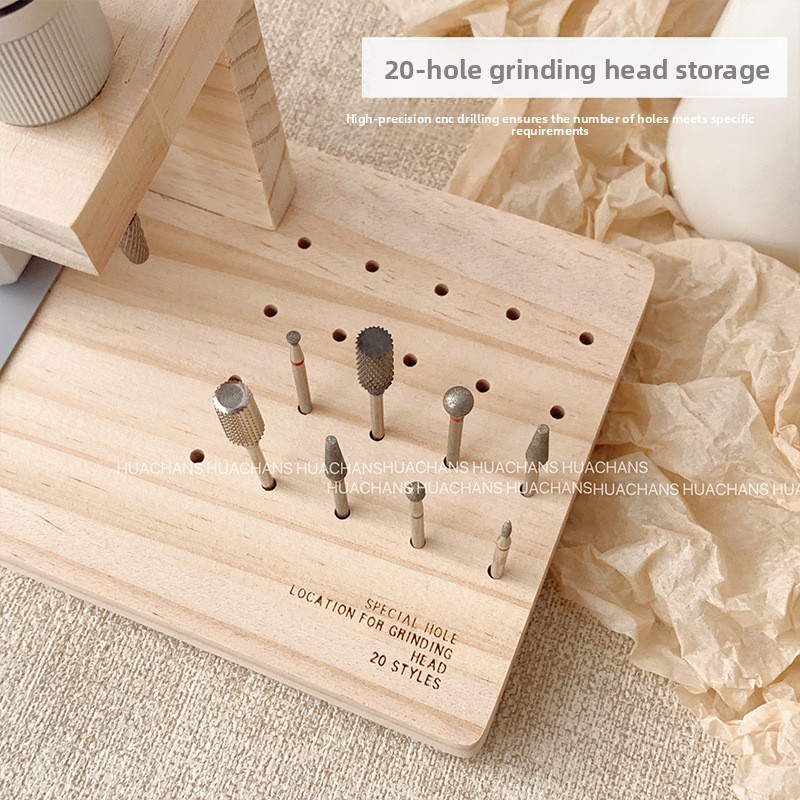 Wooden Nail Drill Storage Rack - Woodworking Box review and price
