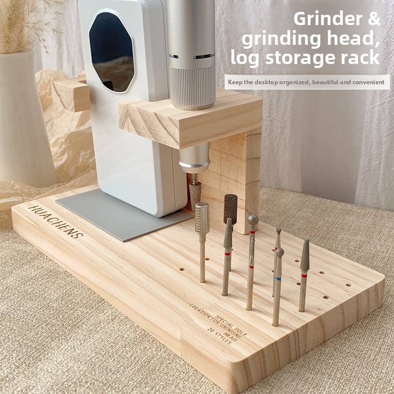 Wooden Nail Drill Storage Rack - Woodworking Box review and price