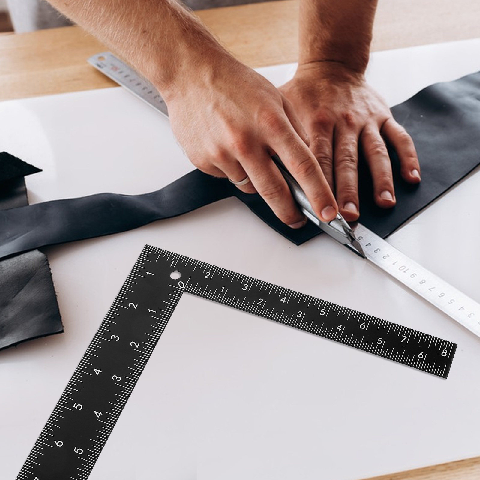 Precision Metal L Ruler 90 Deg - Woodworking Carpenter review and price