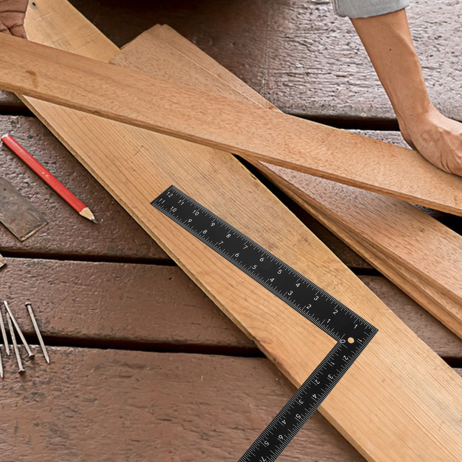 Precision Metal L Ruler 90 Deg - Woodworking Carpenter review and price