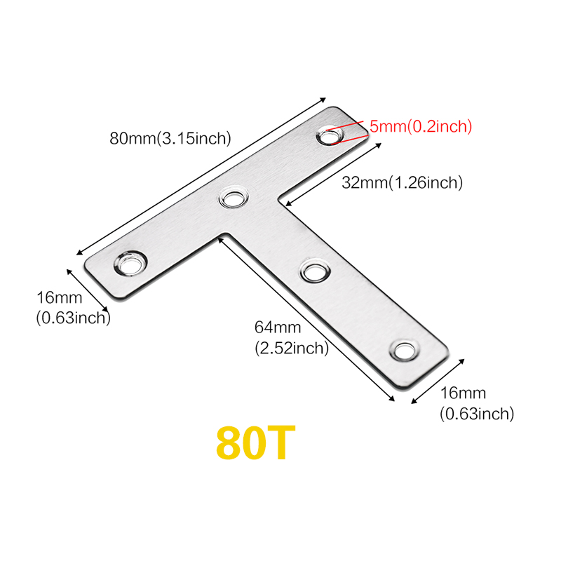 3-20pcs, T Shaped Mending Plat - Woodworking X Brace review and price