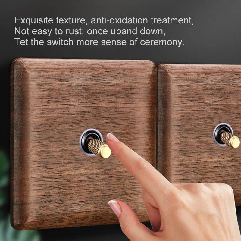 Retro Walnut Solid Wood Toggle - Woodworking Uk review and price